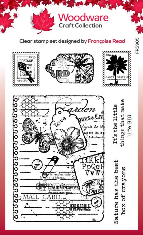 Woodware Clear Magic Stamp Garden Journal FRS985