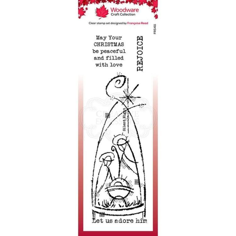 Woodware Clear Magic Stamp Rejoice FRS411