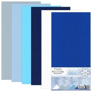 Yvonne Creations Leinenpapier Set Playful Winter 4K