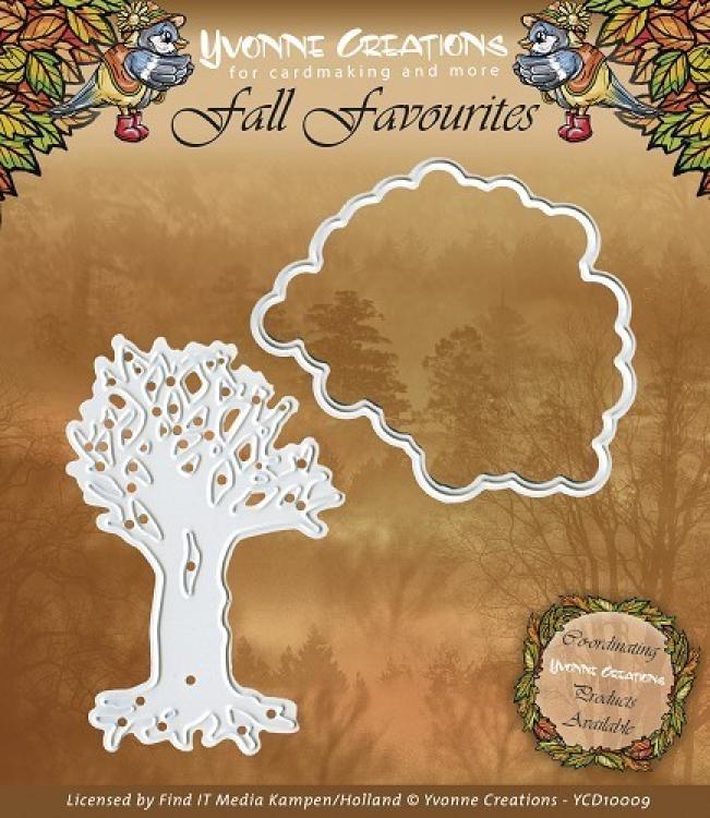 SALE Yvonne Creations Stanzschablone - Seasonal Tree