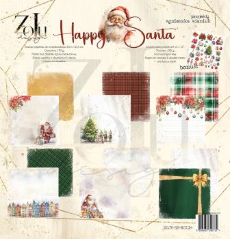 ZoJu Design 12x12 Paper Pack Happy Santa