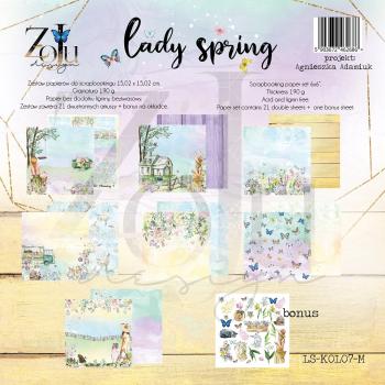 ZoJu Design 6x6 Paper Pad Lady Spring
