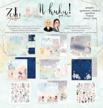 ZoJu Design 12x12 Paper Pack A kuku! Peek-a-boo