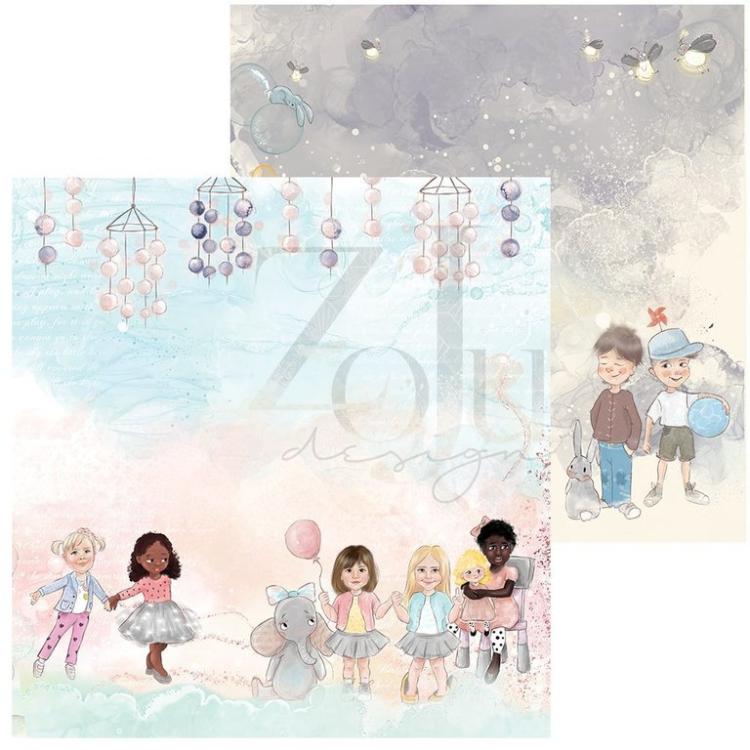 ZoJu Design 12x12 Paper Pack A kuku! Peek-a-boo