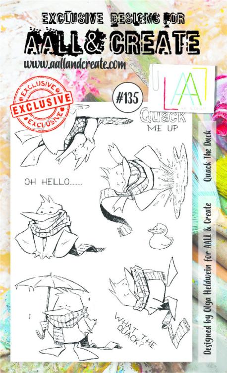 AALL & Create Clear Stamp A6 Set #135 Quack the Duck