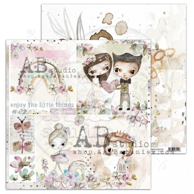 AB Studio 12x12 Paper Pad Cotton Candy