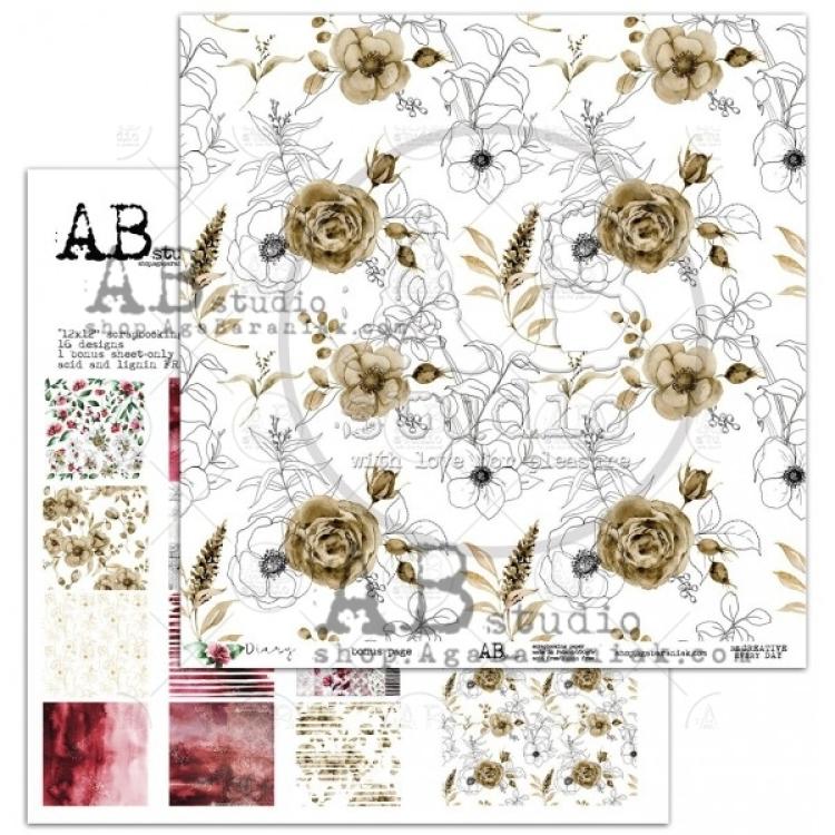 A.B Studio Paper Pad 12x12 Diary