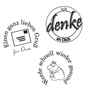 efco Clear Stamp Ich denke an dich #1221