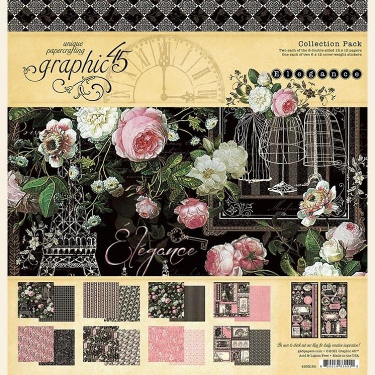 Graphic 45 Scrapbooking Kit Elegance