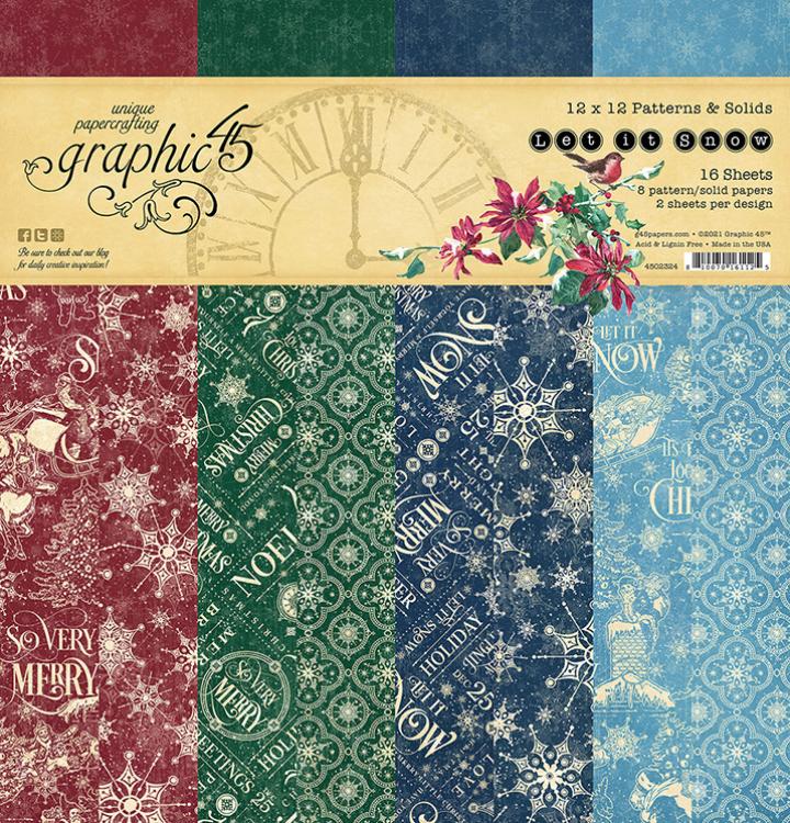 Graphic 45 Scrapbooking KIT Let It Snow