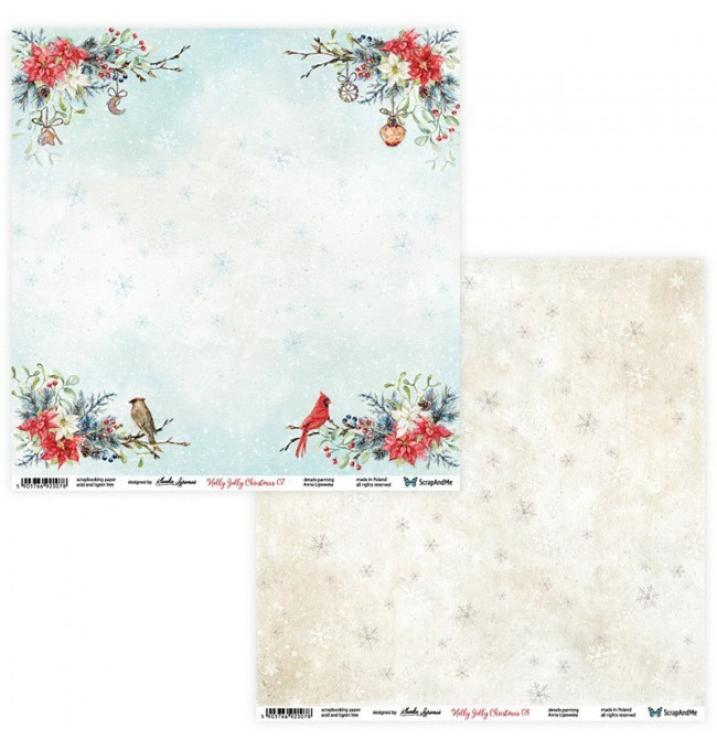 ScrapAndMe 12x12 Paper Pack Holly Jolly Christmas