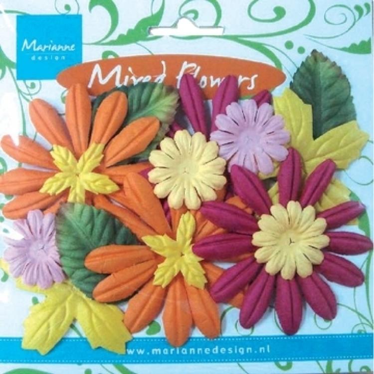 Marianne Design - Mixed Flowers - Sommerfarben