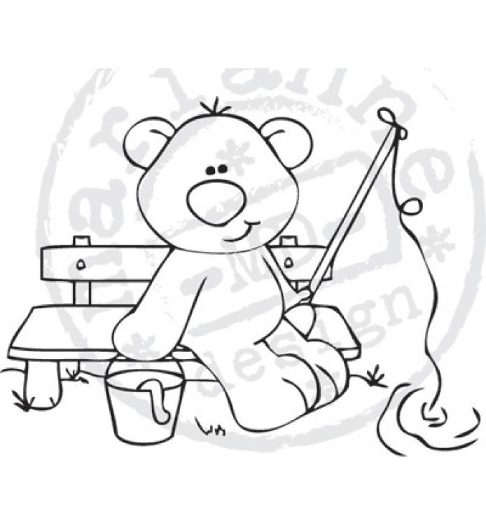 Marianne Design - Stampfairy Bear Fishing