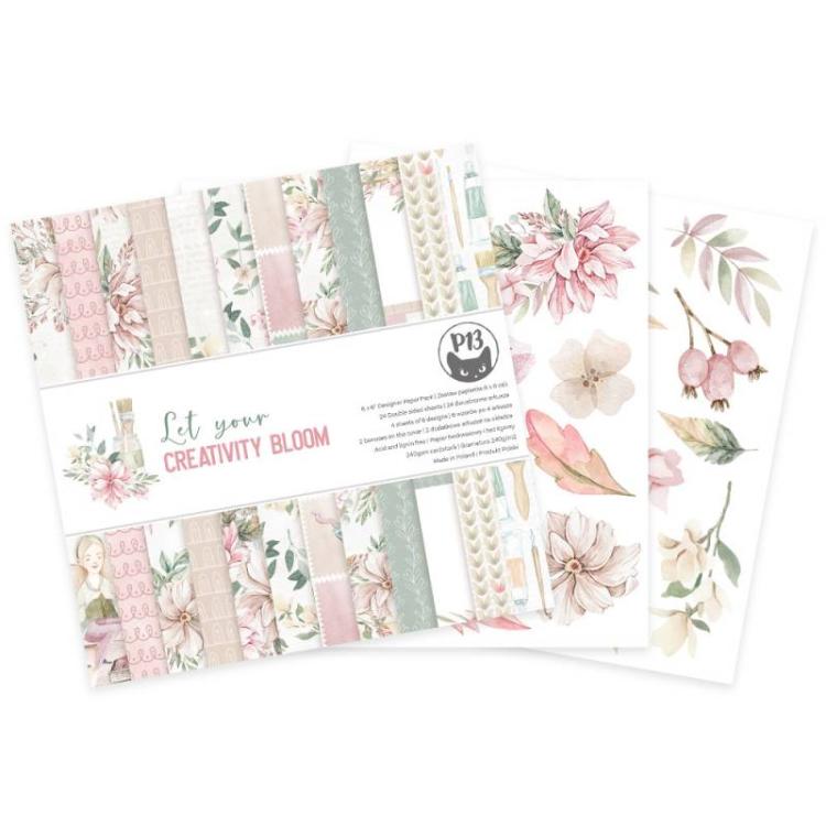 Piatek 13 Paper Pad 6x6 Let Your Creativity Bloom