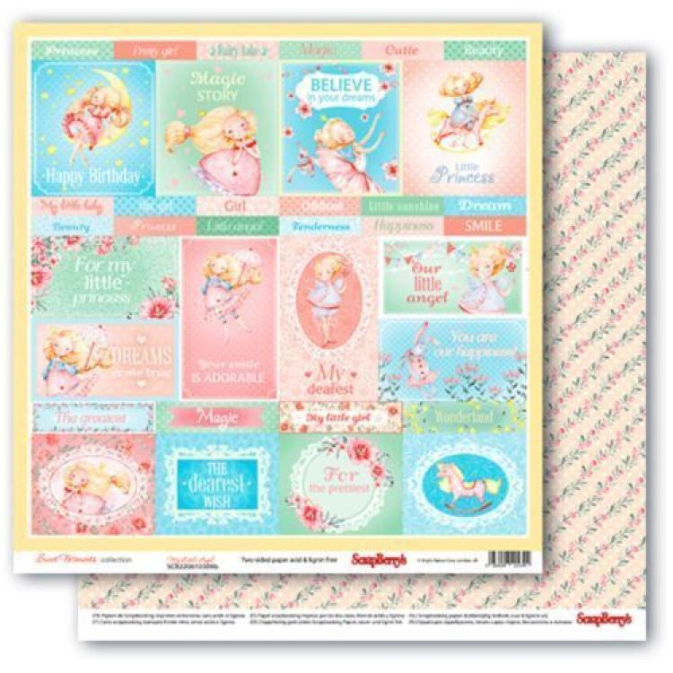 ScrapBerry´s 12x12 Scrapbooking Paper Pack Sweet Moments