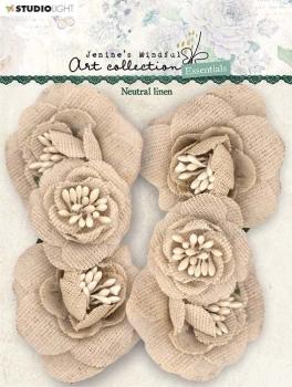 Studio Light Neutral Essentials Linen Flowers #05