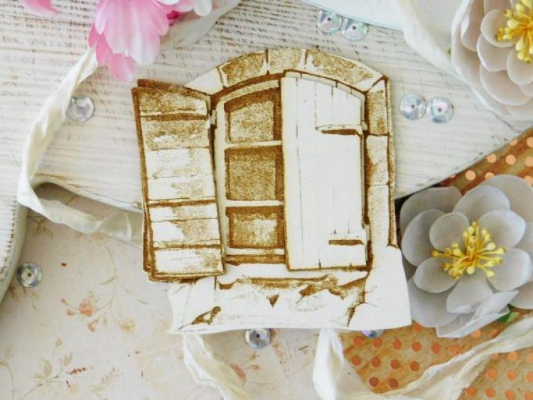 Creative Studio Chipboard Old Windows #TMST1812