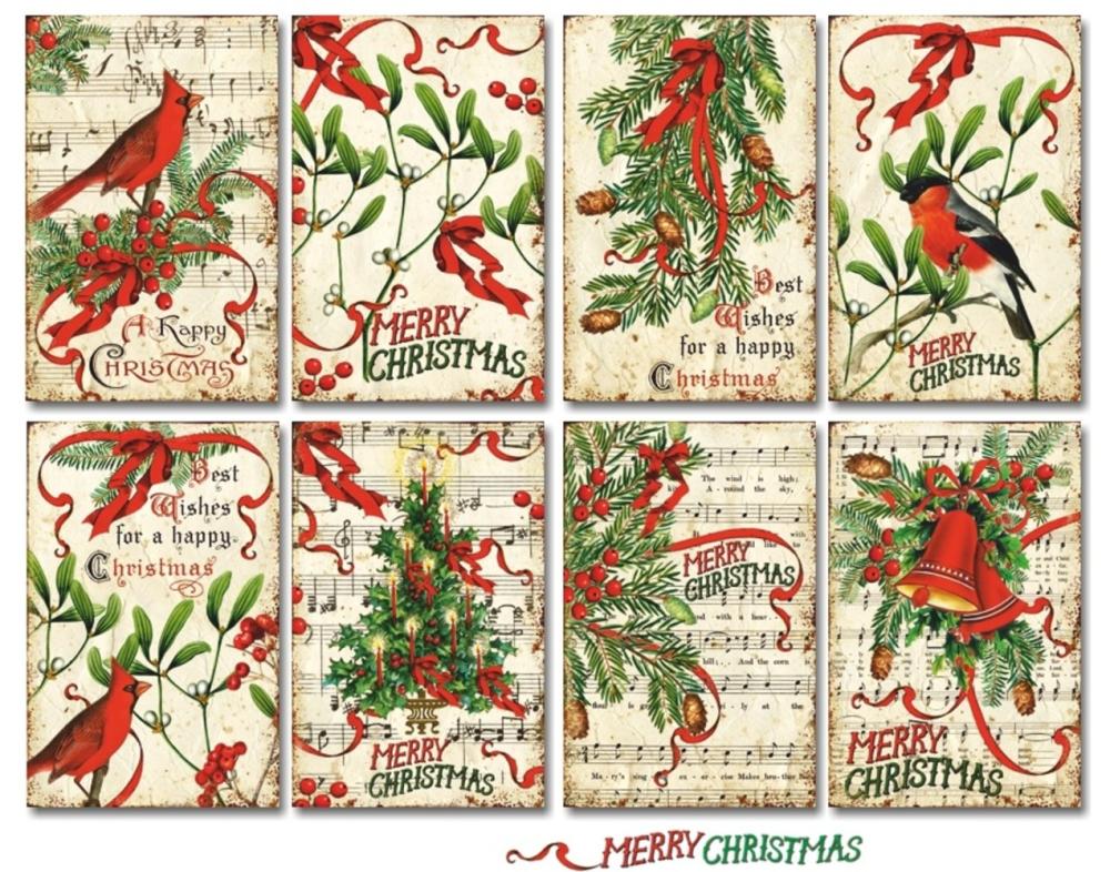 #112 Decorer Mini Scrapbook Paper Set Merry Christmas