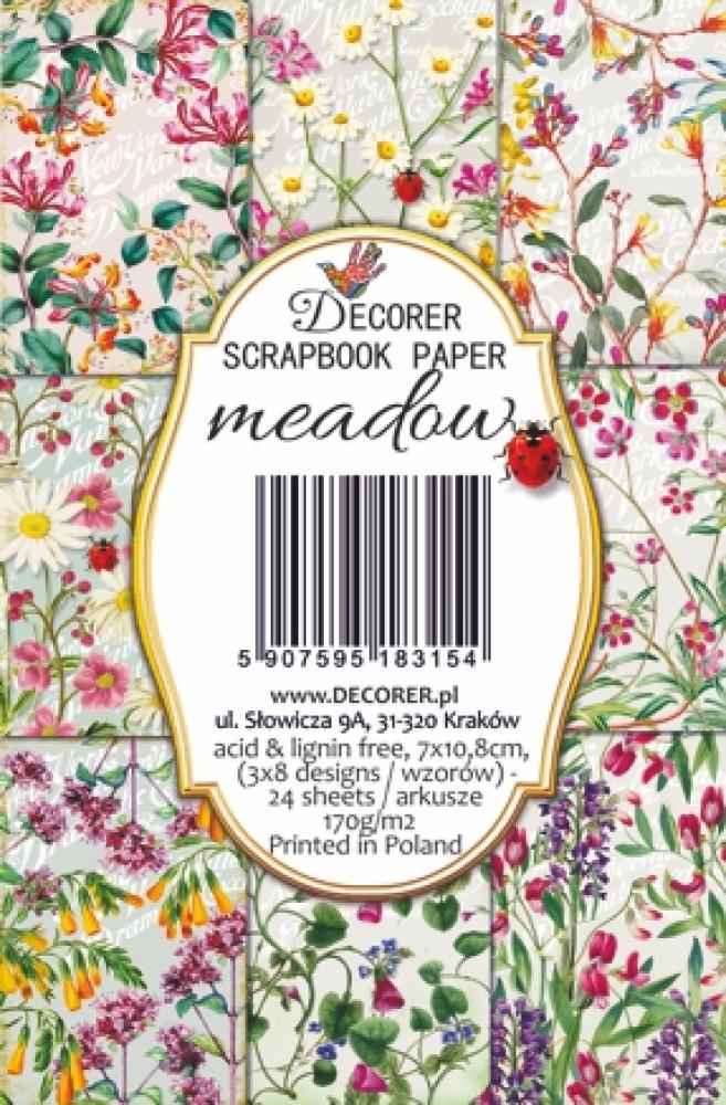 #123 Decorer Mini Scrapbook Paper Set Meadow