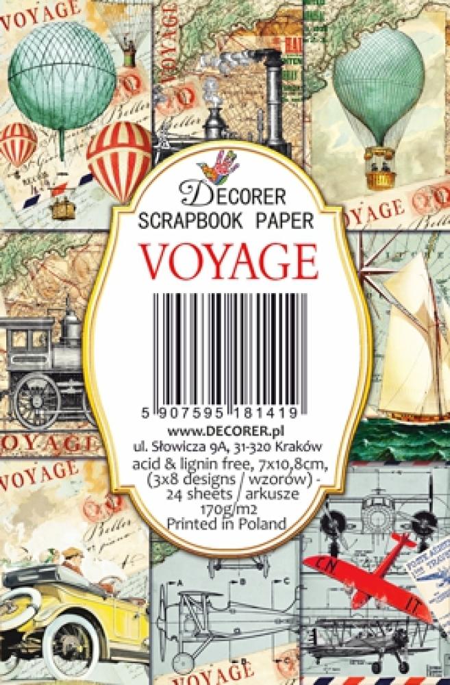 #141 Decorer Mini Scrapbook Paper Set Voyage