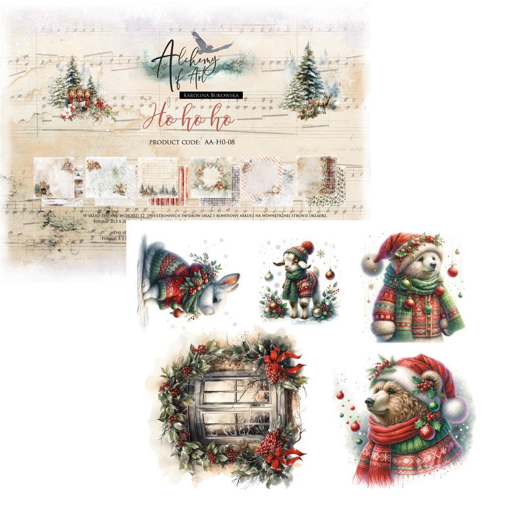 #30 Alchemy of Art Ho Ho Ho 8x8 Paper Pack