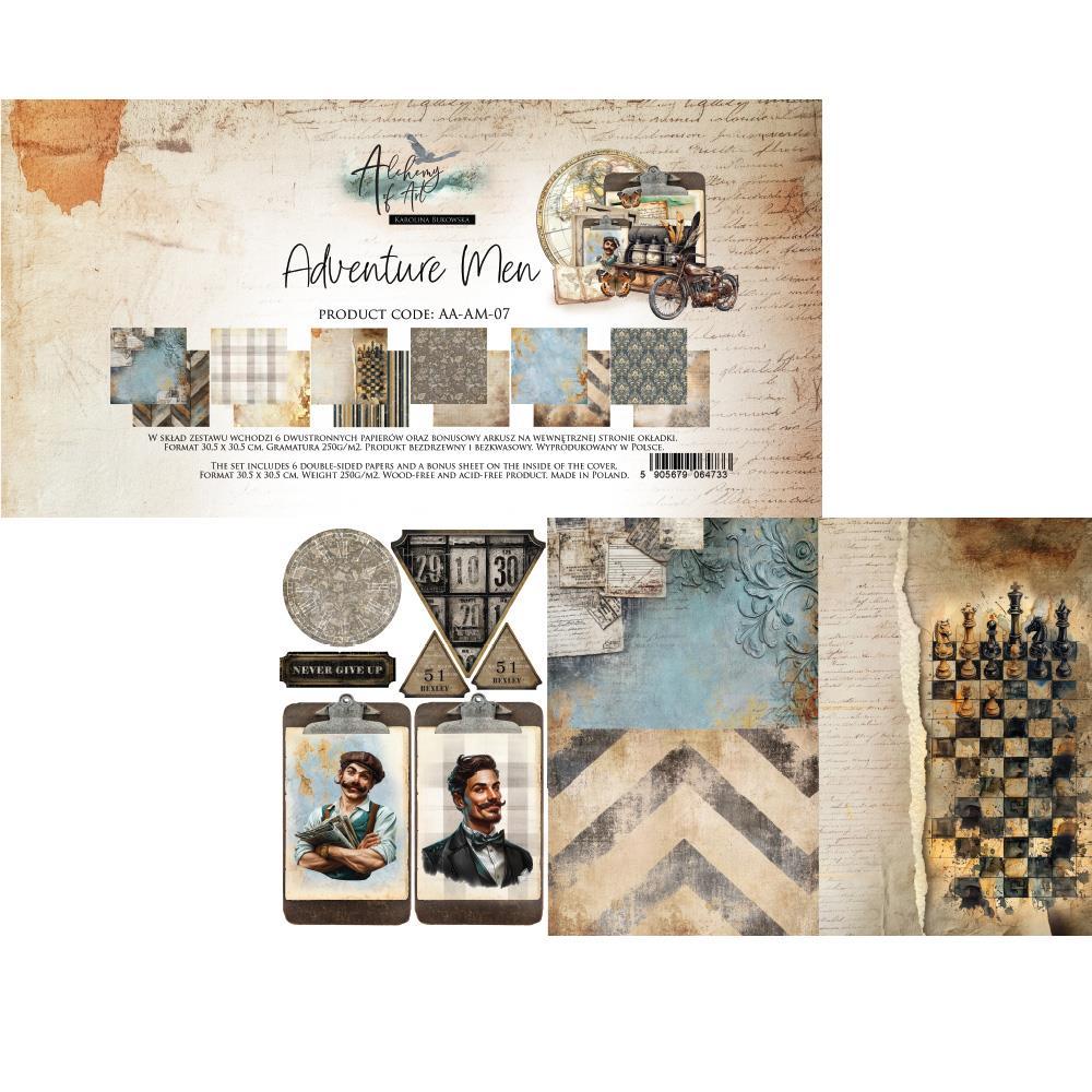 #41 Alchemy of Art Adventure Men 12x12 Paper Pack