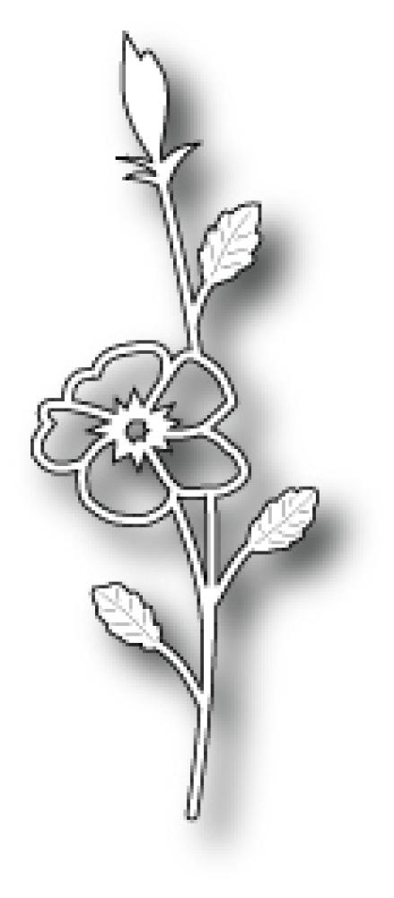 Memory Box Poppystamp Stanze Wild Rose Bud