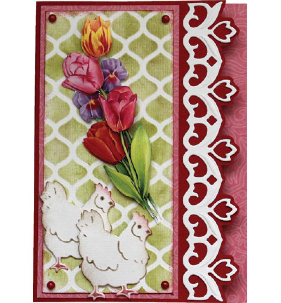 Joy! Crafts Lin & Lene Die - Tulip Border