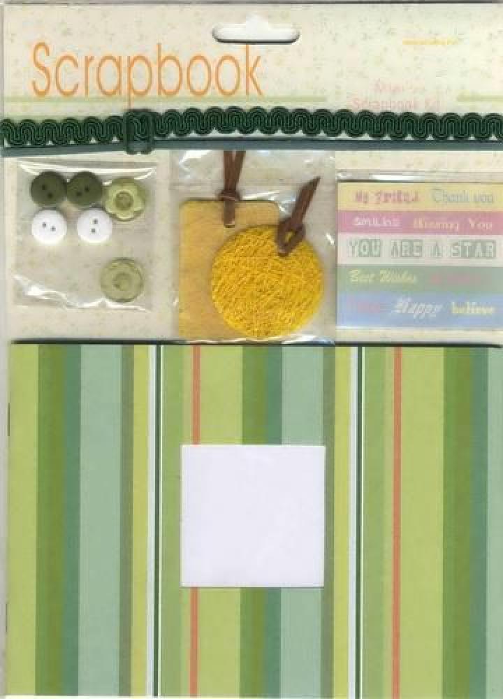 Mini Scrapbook Set Green