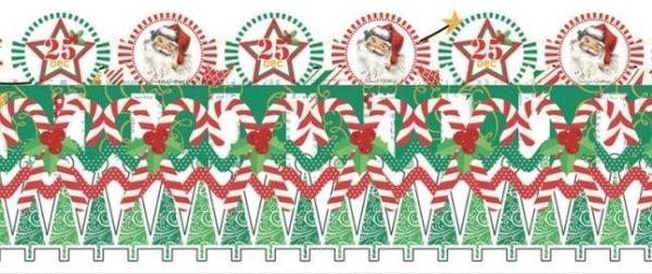 25 Days Of Christmas Border Stickers 10/Pkg