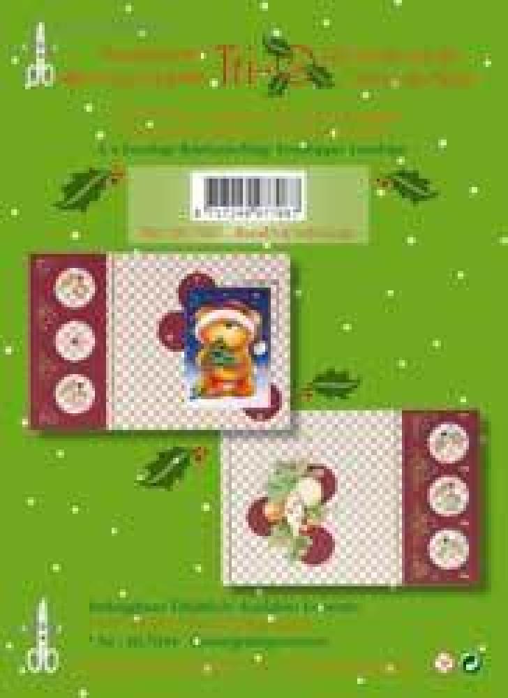 Leane Creatief - Tri-O Cards Set Christmas Red