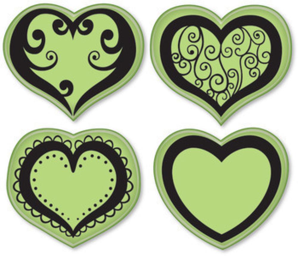 Inkadinkado - Cling Stamp Hearts