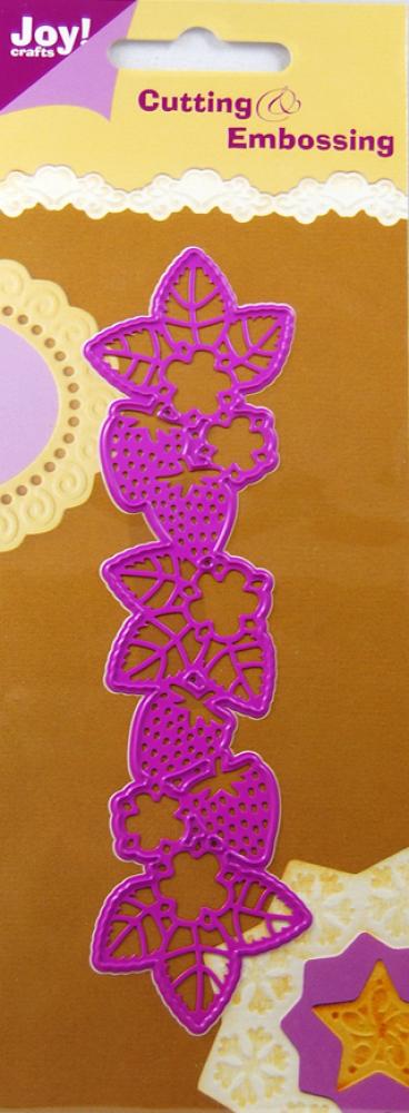 Joy Crafts Cutting and Embossing Stencil - Border with Strawberries