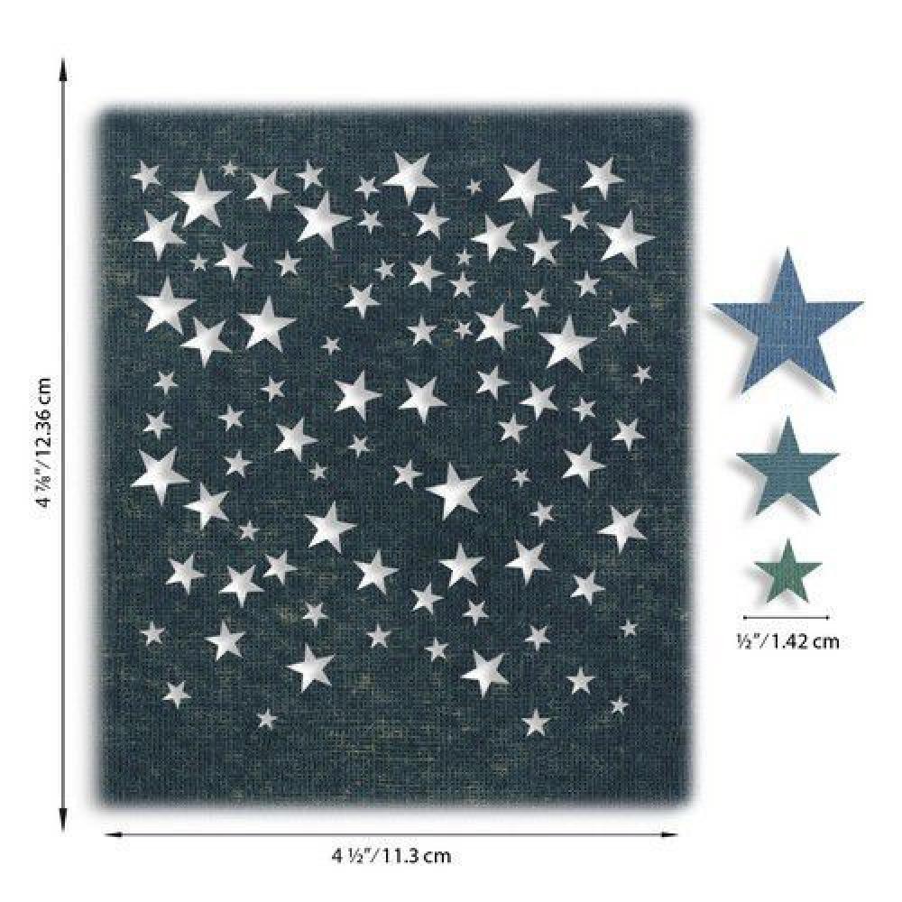 Tim Holtz Thinlits Dies 4Pk Falling Stars #664732