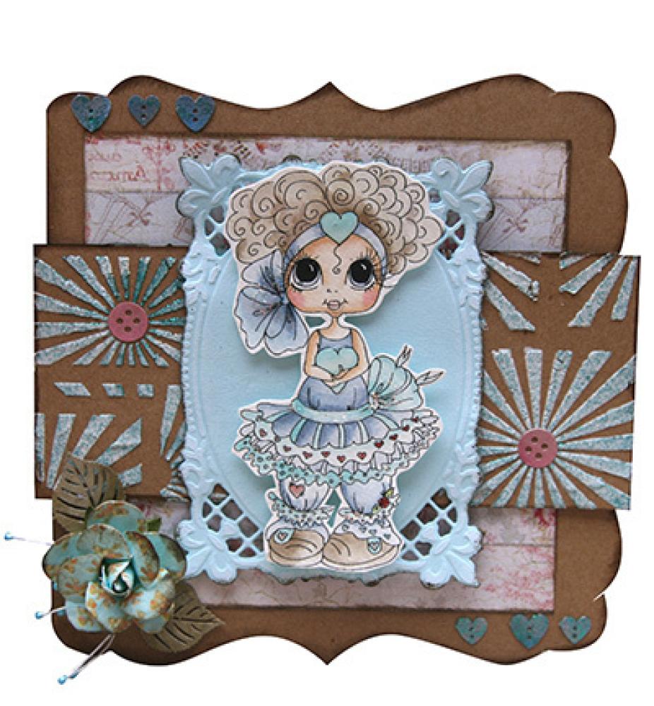 SALE Joy!Crafts Clearstamp - Sherri Baldy #2