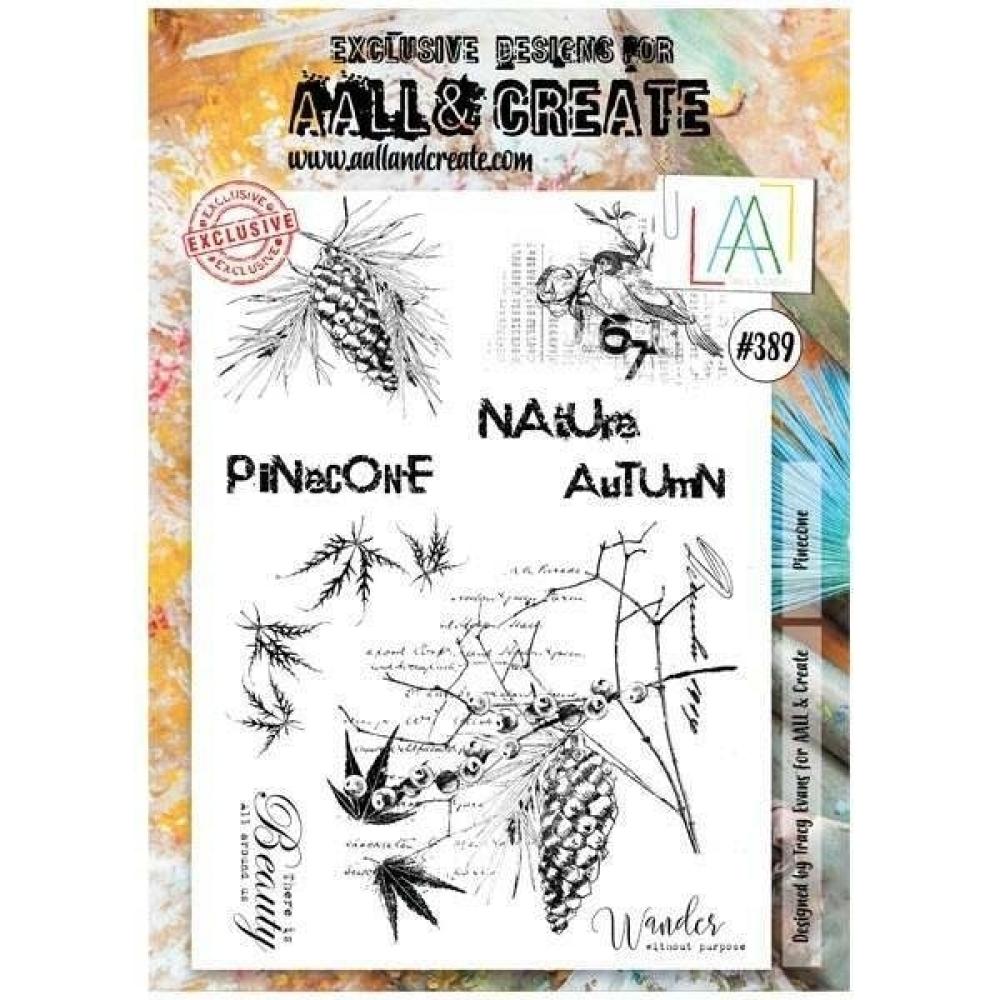 AALL & Create Clear Stamps Set #389 Pinecone