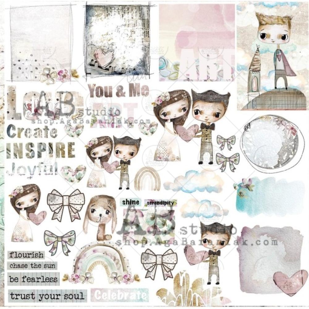 AB Studio Die-cuts Ephemera Cotton Candy