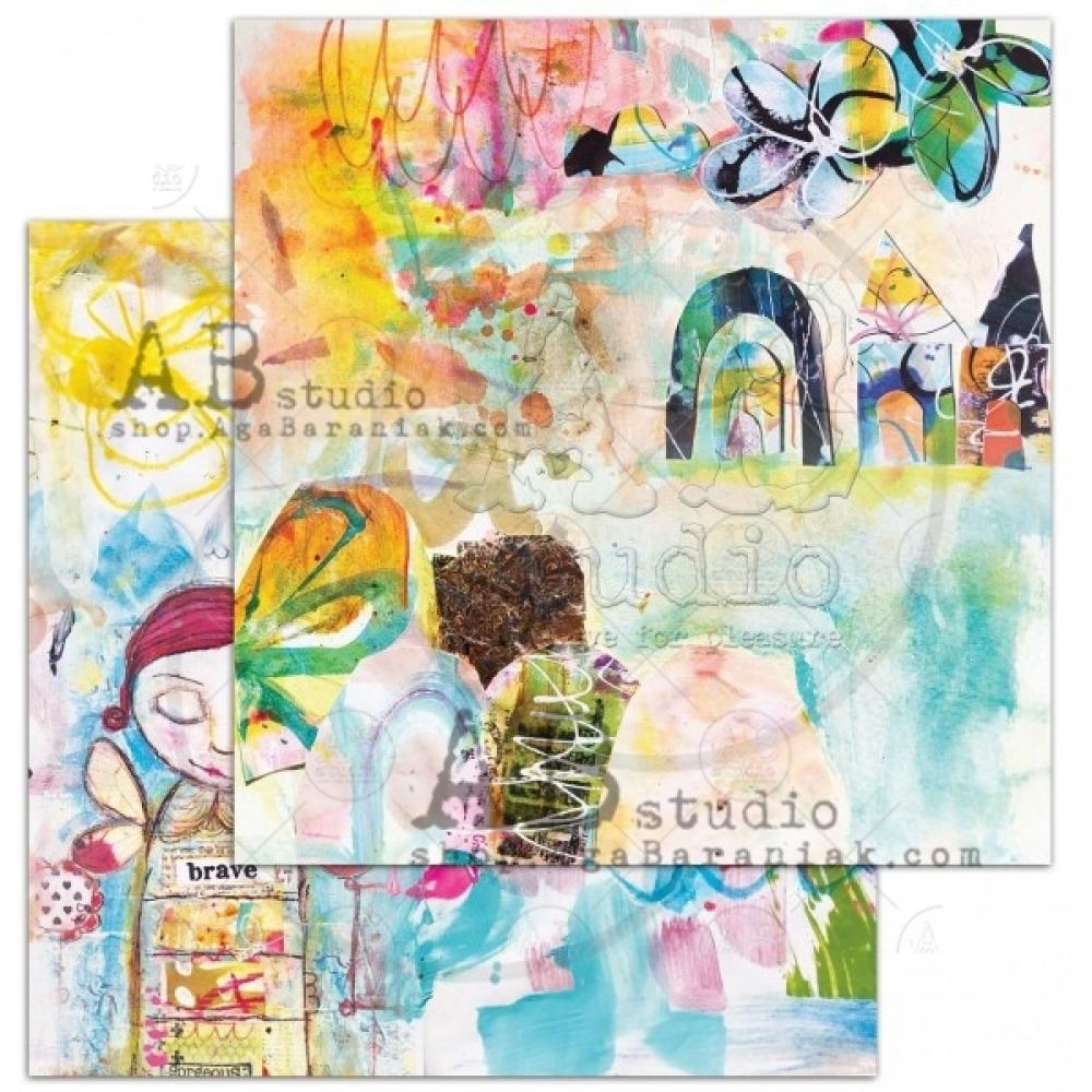 AB Studio 12x12 Paper Pad Shine your Light