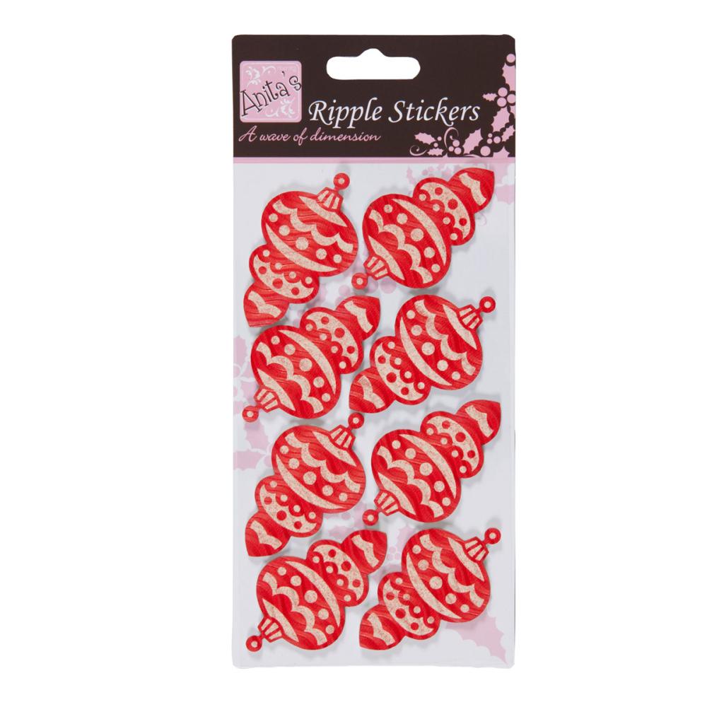 Anitas Ripple Stickers Stickers Baubles Red