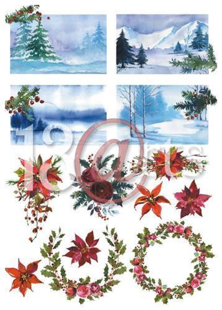 13@rts A4 Paper Set Christmas Traditions