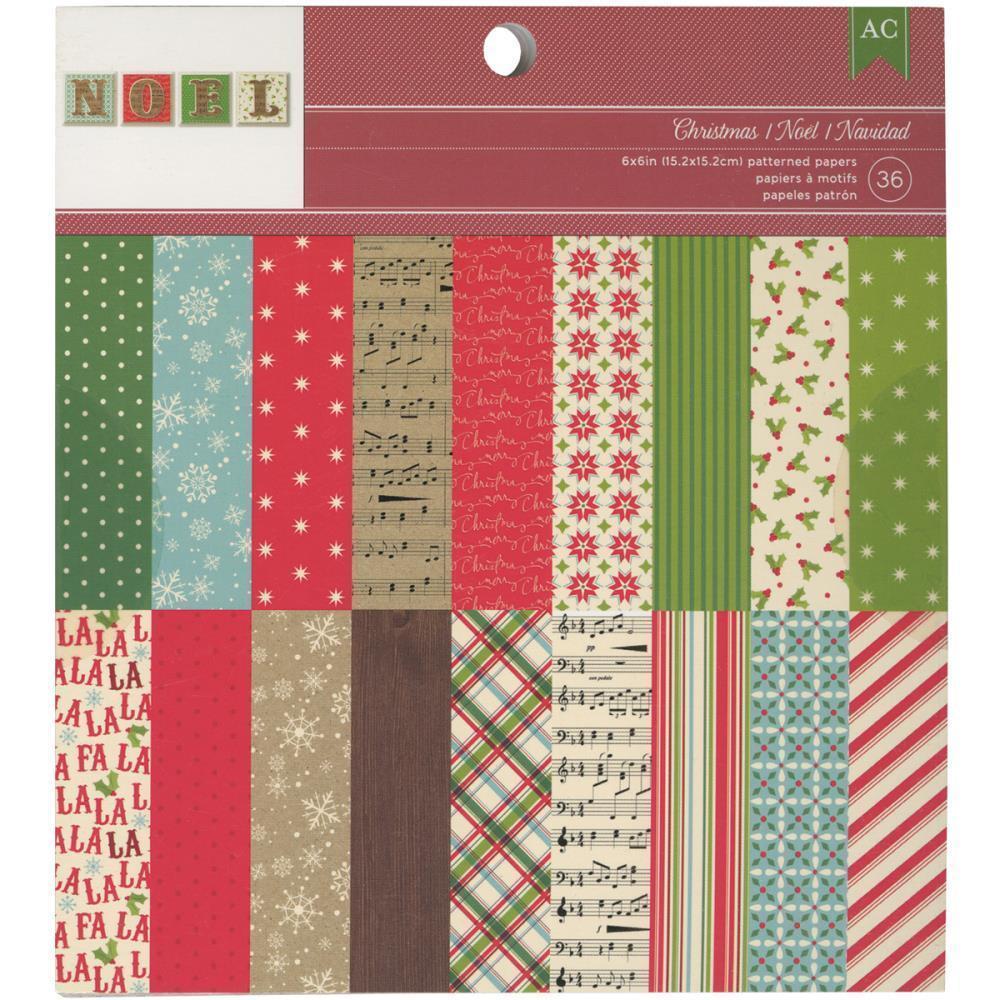 American Crafts 6x6 inch Paper Pad Christmas