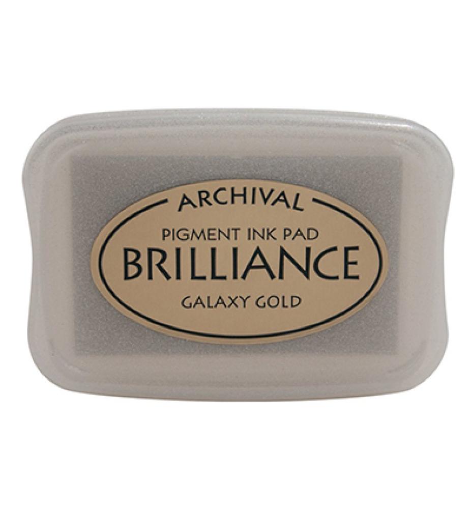 Archival Pigment Ink Pad Brilliance Galaxy Gold