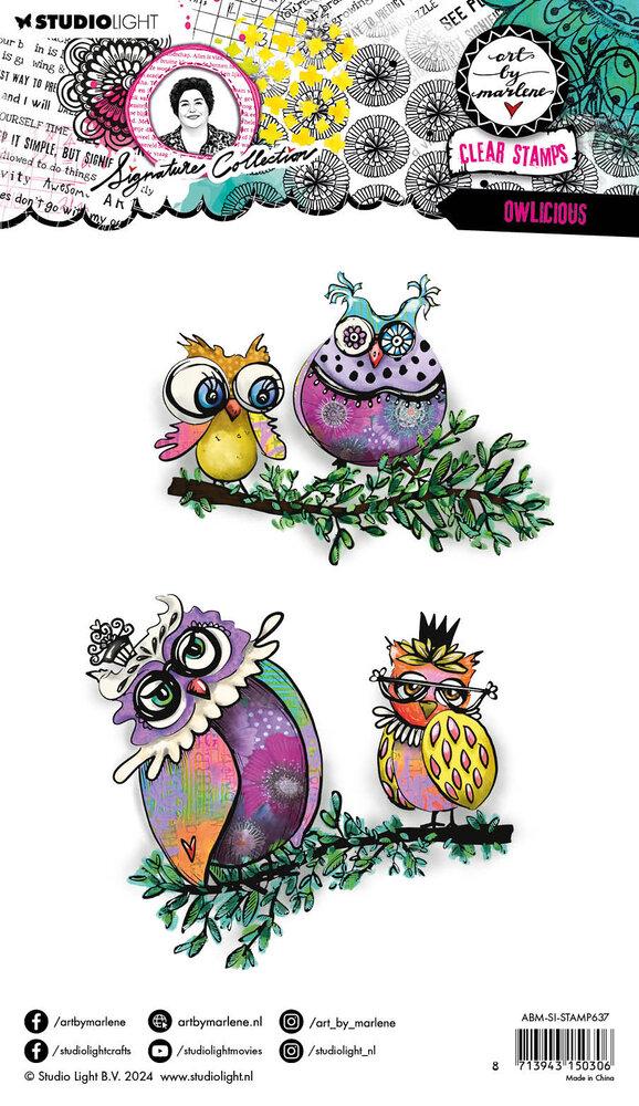 Art By Marlene Clear Stamp Owlicious #637