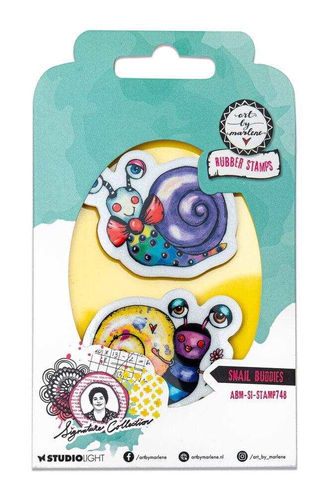 Art By Marlene Cling Stamp Snail Buddies nr. 748