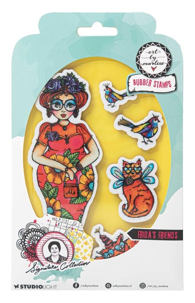 Art By Marlene Frida's Friends Cling Stamp #702