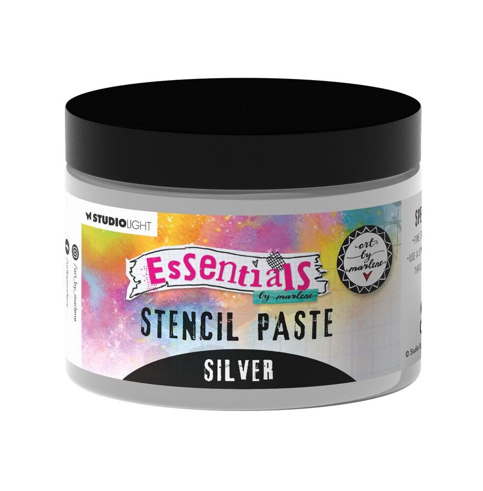 Art by Marlene Silver Metallic Essentials Stencil Paste #04