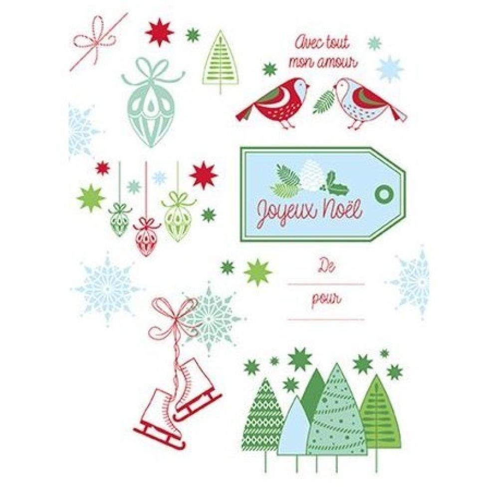 Artemio Clear Stamps Set Noël Classique