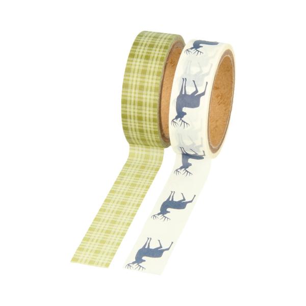 Artemio Washi Tape Noel Ecossais Stags