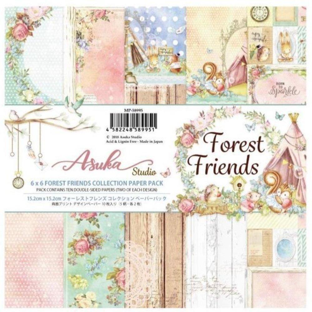 Asuka Studio 6x6 Paper Pack Forest Friends