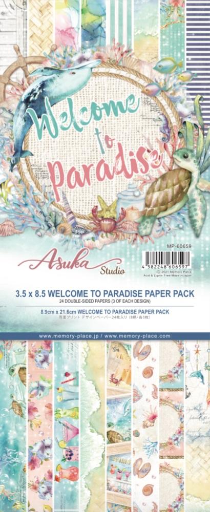 Asuka Studio Slime Line Paper Pad Welcome to Paradise